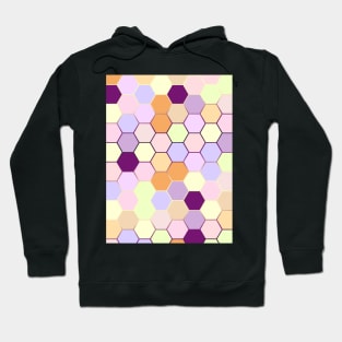 Cute pastel hexagon pattern Hoodie